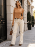 ENTRO WOMEN'S LONG SLEEVE ONE SHOULDER BODYSUIT